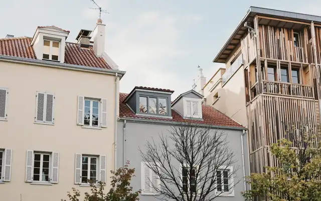 Illustration générée par IA évoquant le bâti de Sainte-Blandine (Lyon 2e)